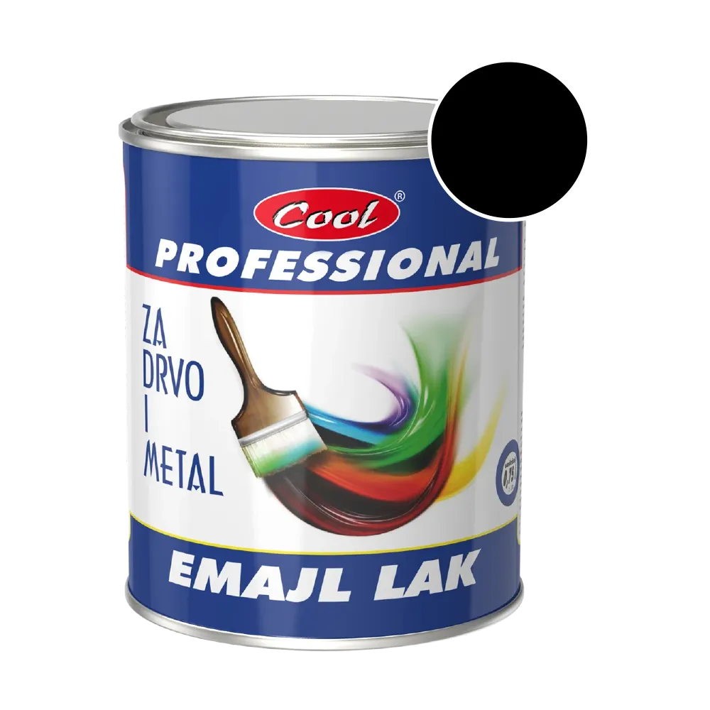 Cool Email Lak za drvo i metal Boja Crna - Zovex